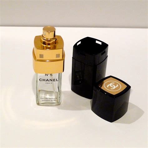 chanel no 5 in black bittle with gold trim|chanel no 5 collection.